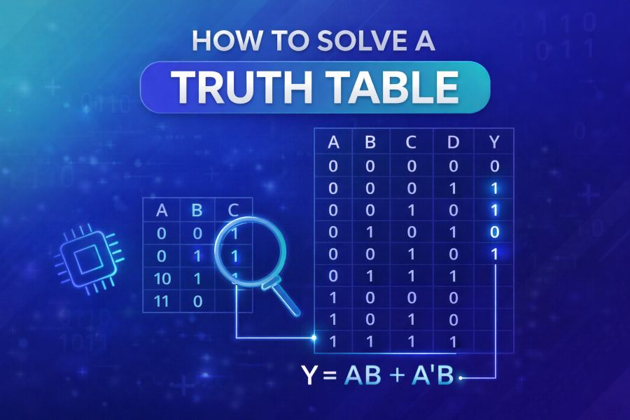 how to solve a truth table